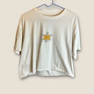 5 for $25🔥Large Gildan Notre Dame Ski Team Cropped T-Shirt
